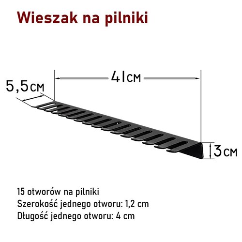 Wieszak na pilniki