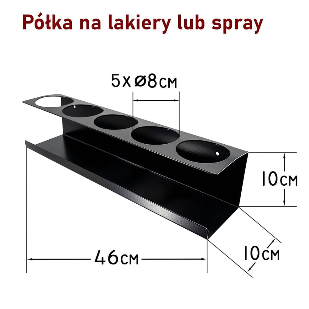 Półka na lakiery