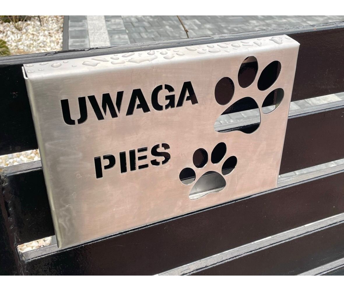 Tabliczka Uwaga Pies